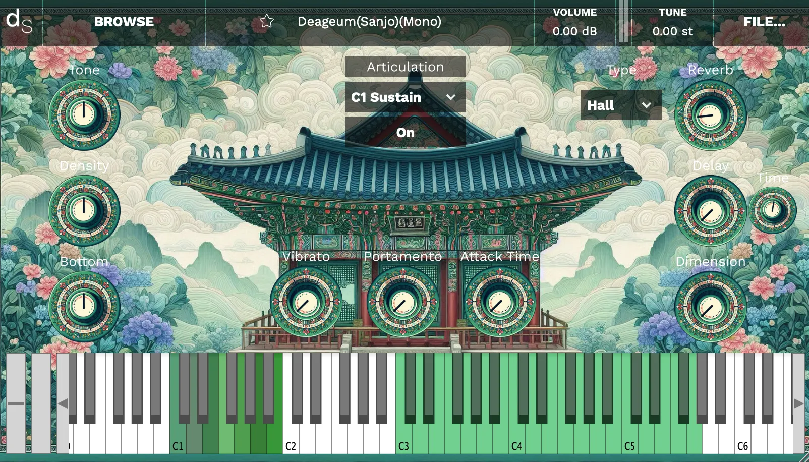 Woodwinds GUI